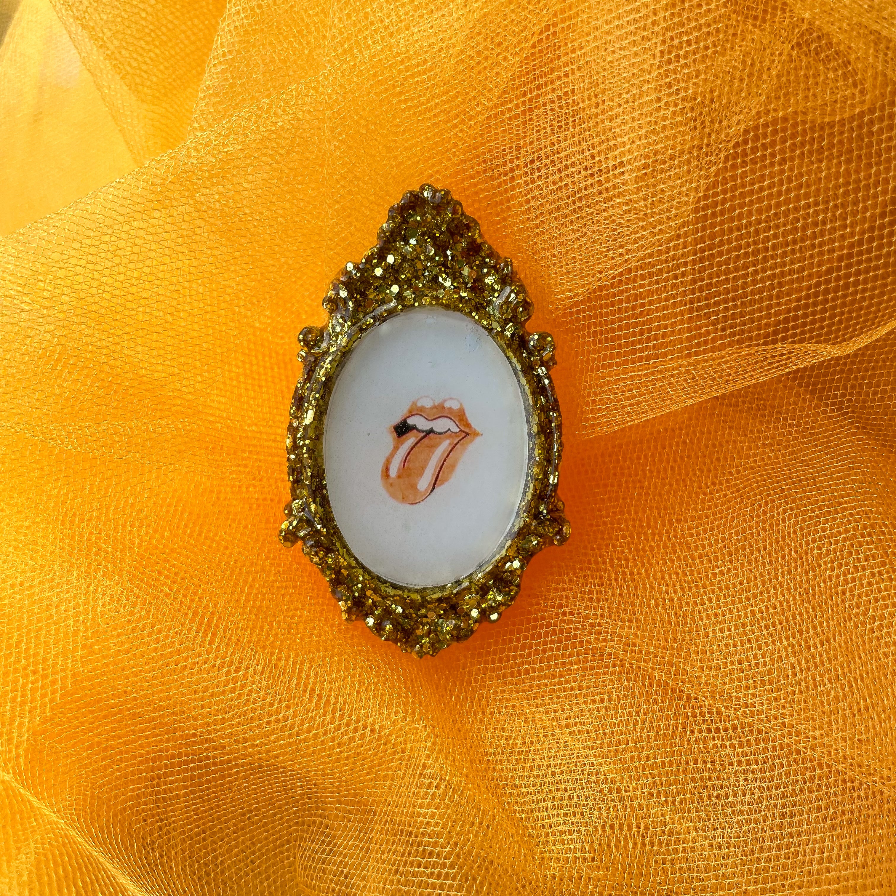 Our Lady of Glitterati Brooch No. 1