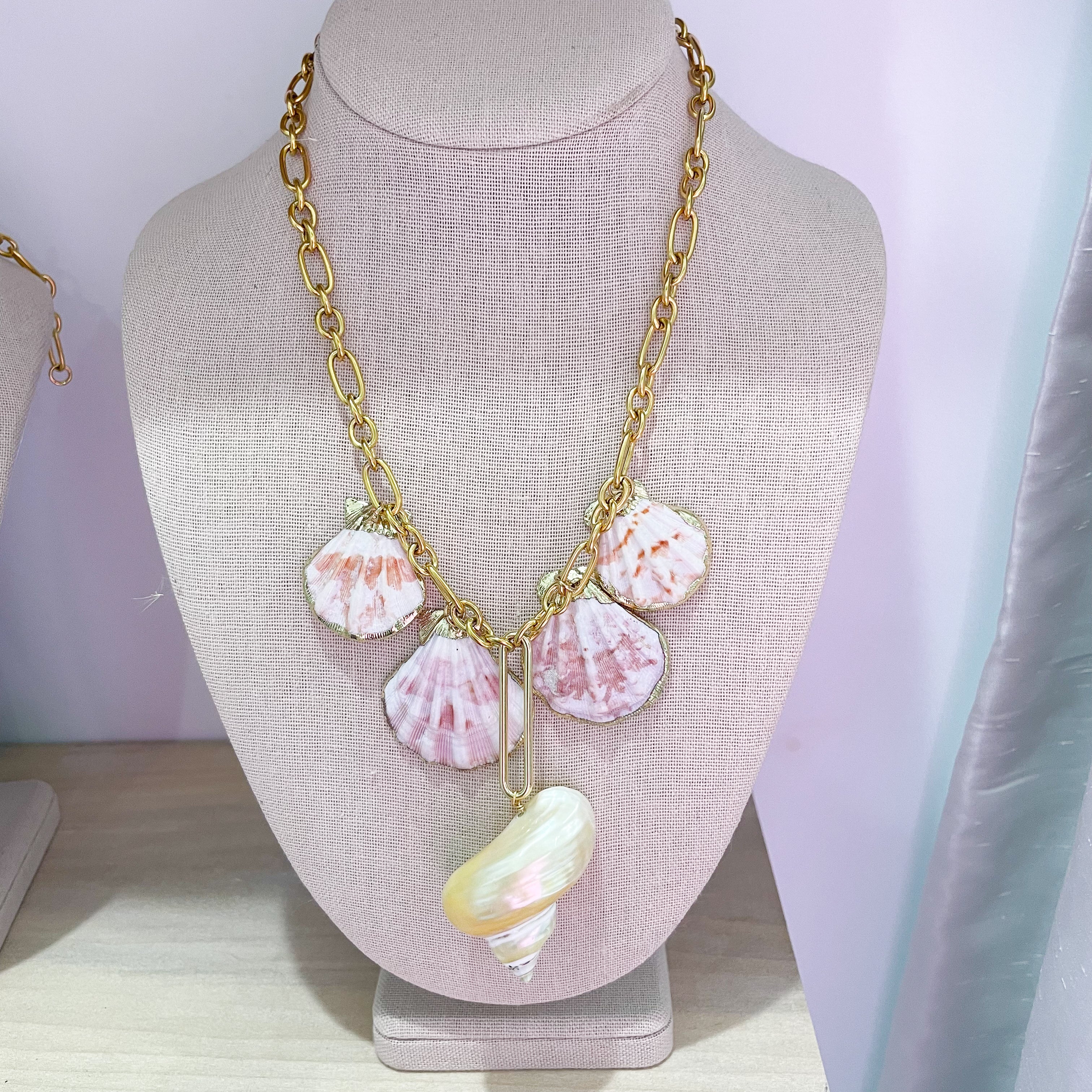 Seashell Vacay Necklace No. 2 - SAMPLE SALE