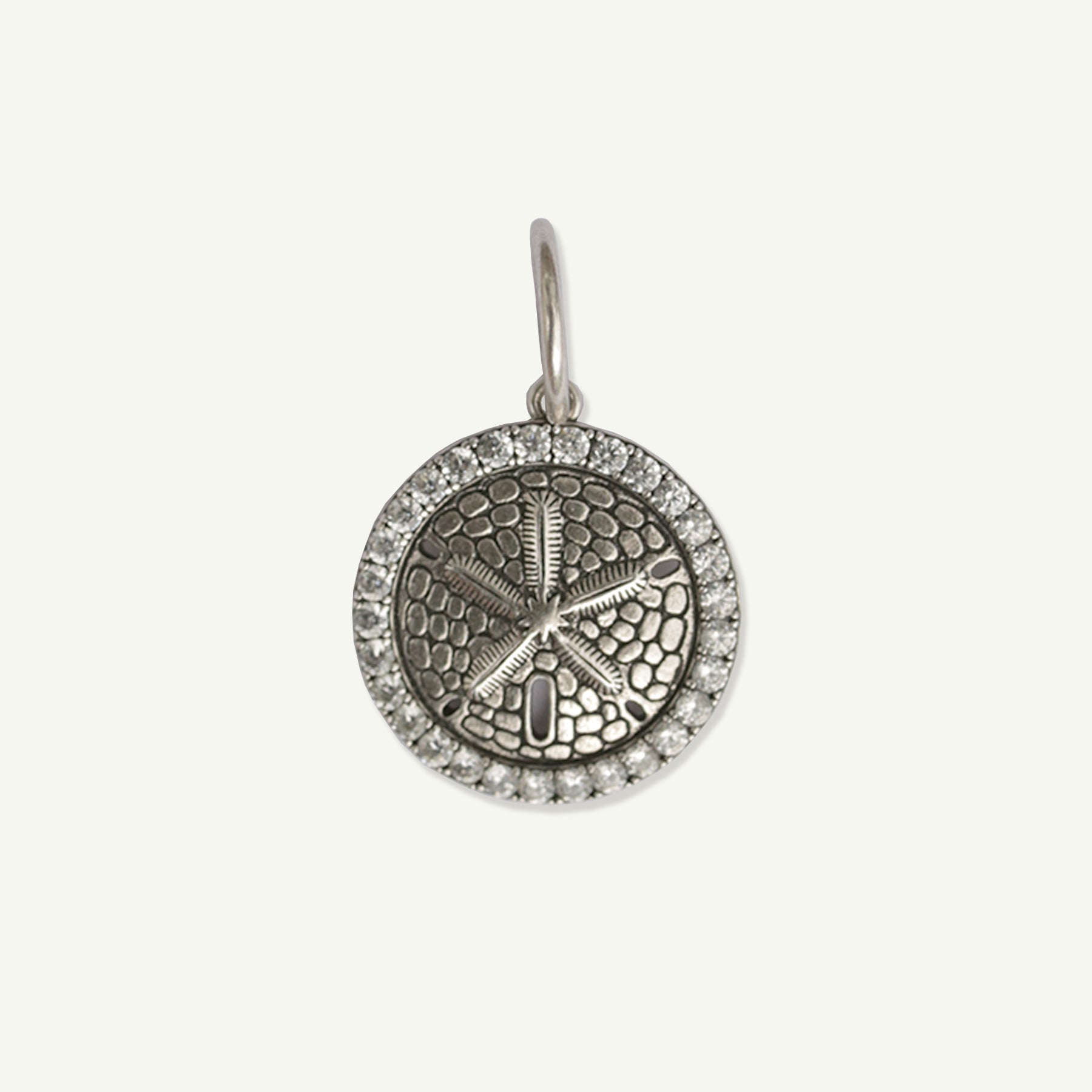 Myles Sand Dollar Pendant Antique Silver